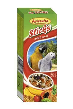 Avicentra tyčinky velký papoušek - ovoce+med 2ks Bezpečná Platba