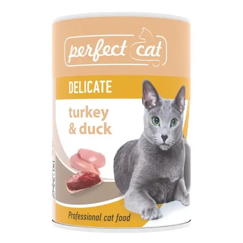 Perfect Cat Turkey & Duck (DELICATE) 400g Nejlepší Volba