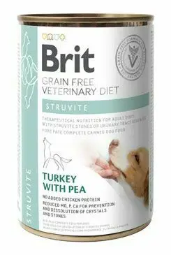 Brit VD Dog GF konz Struvite 400g Originální