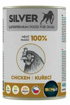 Akční Cena IRONpet Silver Dog konz. Chicken 400g