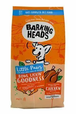 BARKING HEADS Little Paws Bowl Lickin Good Chick 6kg Cenový Hit