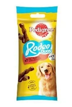 Autentický Pedigree poch.Rodeo Duos Strips hovězí,sýr 7ks/123g