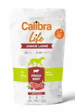Calibra Dog Life Junior Large Fresh Beef 100g Výprodej