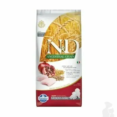 N&D LG DOG Puppy M/L Chicken & Pomegranate 2,5kg Akční Nabídka