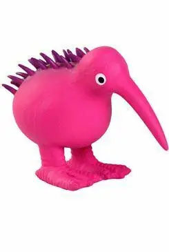 Hračka pes WHISTLE latex,pískací,růžová 11,5cm Kiwi Časově Omezené