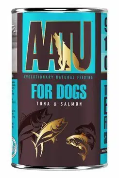 AATU Dog Tuna&Salmon konz. 400g Oblíbený