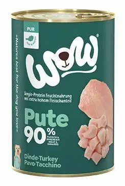 Speciální Cena WOW Dog konz. PUR krocan monoprotein 400g
