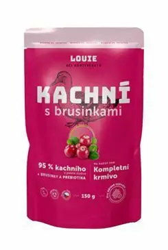 Zlevněný Louie Dog kapsa Kachní s brusinkami 150g