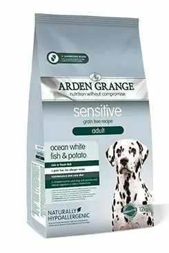 Dokud Zásoby Vydrží Arden Grange Dog GF Adult Sen.Oc.White Fish&Potato12kg