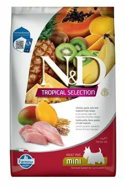 Značkový N&D TROPICAL SELECTION DOG Adult Mini Chicken 5kg