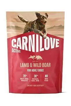 Carnilove Dog Active Dry Lamb&Wild Boar Adult AB 1,5kg Speciální Cena