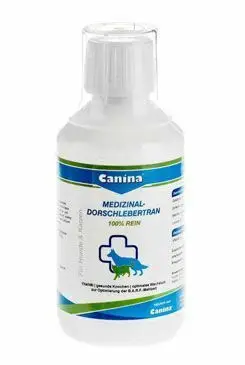 Vysoce Kvalitní Canina Léčivý olej z tresčích jater 250ml
