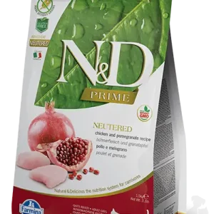 Cenový Hit N&D PRIME CAT Neutered Chicken&Pomegranate 1,5kg