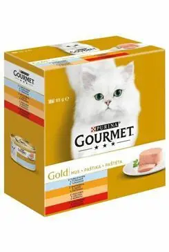 Gourmet Gold konz. kočka paštiky pack 8x85g Výhodná Nabídka