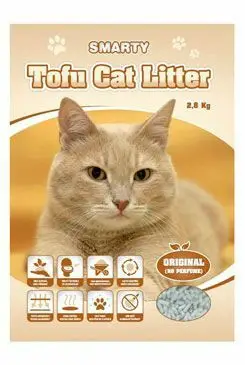 Podestýlka Smarty Tofu Cat Litter-Original 2,8kg/6l Zlevněný