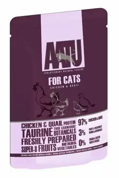Bezpečná Platba AATU Cat Chicken&Quail kapsa 85g
