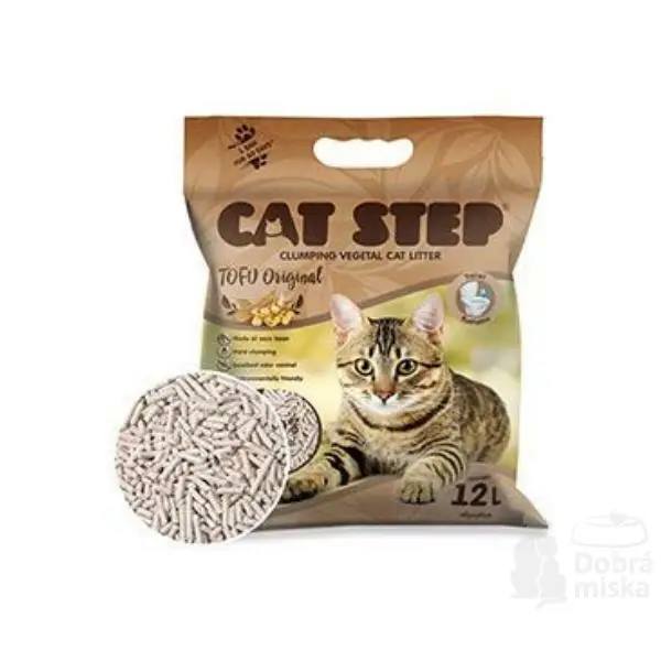 Nakupujte Hned Podestýlka Cat Step Tofu Original 5,4kg/12l