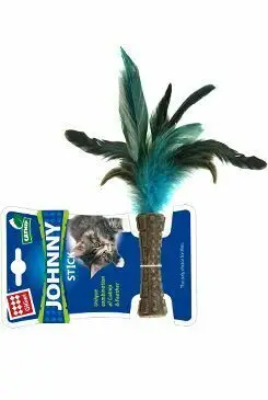 Kup Teď Hračka kočka GiGwi Johnny Stick Catnip s modrým peří