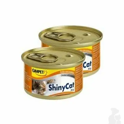 Gimpet ShinyCat konz. kuře&papája 2x70g Bezpečná Platba