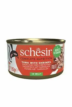 Schesir Cat konz. Adult tuňák/kreveta 85g Výhodná Nabídka