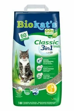 Sleva Podestýlka Biokat´s Classic Fresh 18l