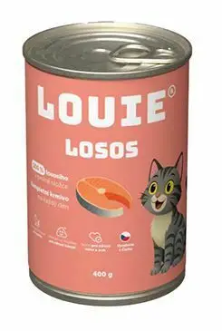Louie Cat konz. Losos s prebiotiky 400g Must-Have