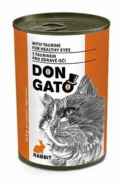 Jen Po Omezenou Doba Don Gato cat konz. králičí 415g