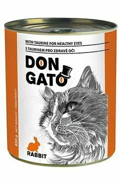 Don Gato cat konz. králičí 850g Novinka