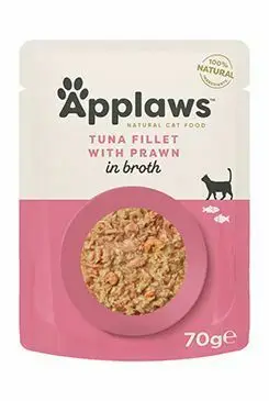 Nakupujte Hned Applaws Cat kapsa Adult Broth tuňák s krevetami 70g