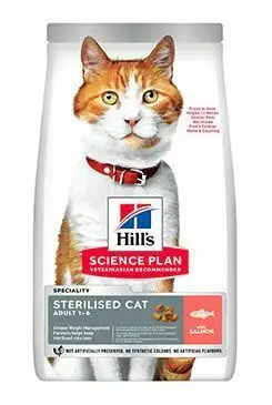 Hill‘s Fel. SP Adult Sterilised Cat Salmon 10kg Autentický