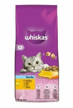 Top Prodej Whiskas Dry Sterile s kuřecím masem 14kg