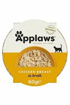 Applaws Cat miska Adult Broth kuřecí prsa 60g Zlevněný