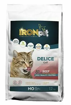 IRONpet Cat Adult Delice Beef 12kg Kup Teď