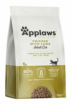 Nová Kolekce Applaws Cat granule Adult kuře s jehněčím 7,5kg