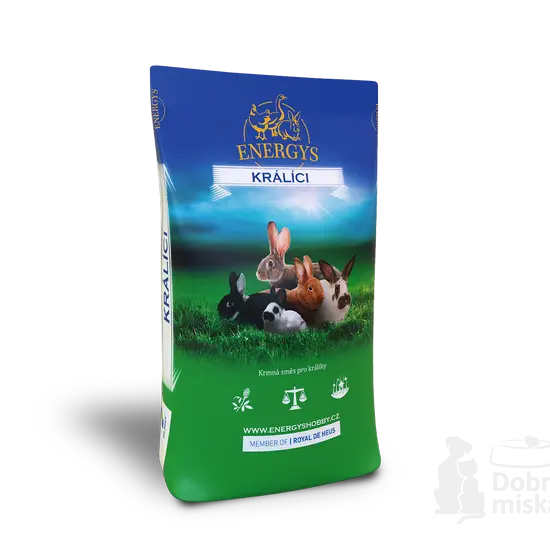 Krmivo pro králíky ENERGYS Gold Forte 25kg Dokud Zásoby Vydrží