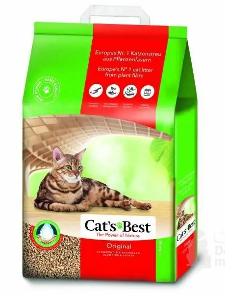 Podestýlka Cats Best Original Kočkolit 20l Víkendová Akce