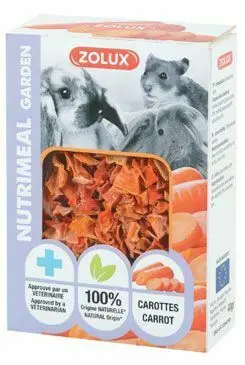 Dokud Zásoby Vydrží Pochoutka NUTRIMEAL GARDEN hlodavec Carrot 40g Zolux