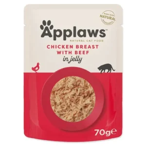 Applaws kapsička Cat JELLY 70g kuřecí prsa a HOVĚZÍ v aspiku Horká Nabídka