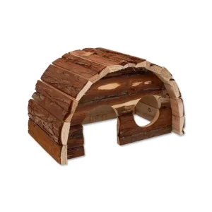 Domek SMALL ANIMAL Hobit dřevěný 25 x 16 x 15 cm Nejlepší Cena