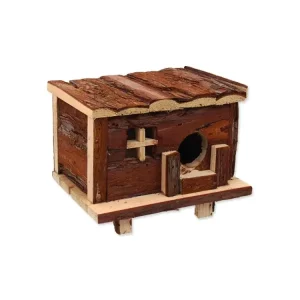 Domek SMALL ANIMALS srub dřevěný s kůrou 18 x 13 x 13.5 cm Cenový Hit
