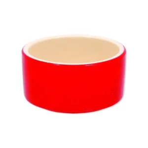 Objednat Nyní Miska SMALL ANIMALS keramická pro králíky červená 10 cm
