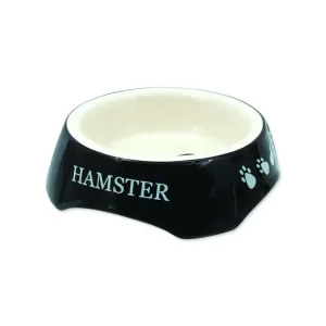 Vrácení Zdarma Miska SMALL ANIMALS potisk Hamster černá 13 cm