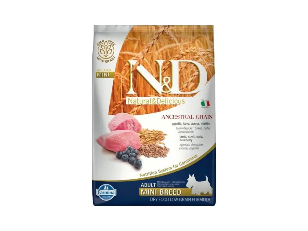 N&D Low Grain Dog Adult Mini Lamb & Blueberry Akční Nabídka