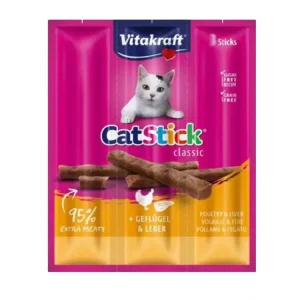 Cat Stick VITAKRAFT Mini Drůbež játra 6ks Objednat Nyní