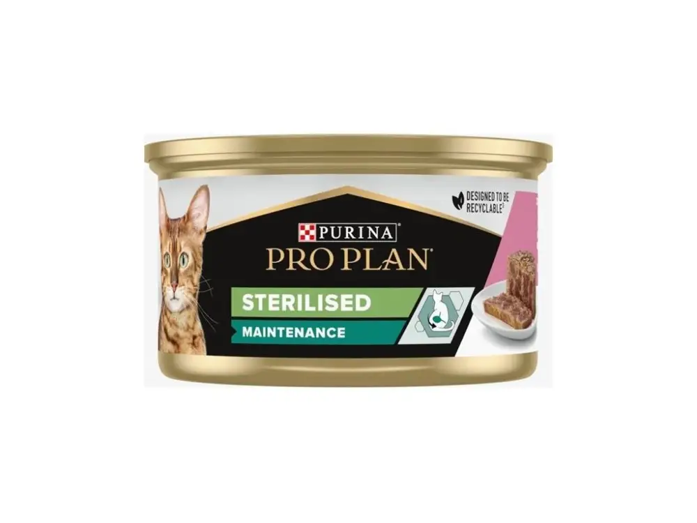 PRO PLAN konz. Sterilised tuňák losos v paštice 8 Pouze Dnes